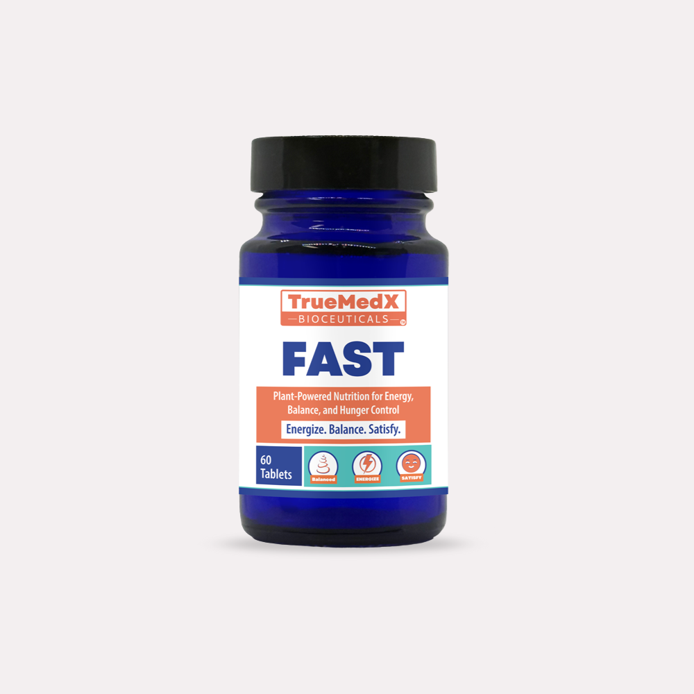 TrueMedX FAST Tablets | Natural Hunger Control & Energy Support