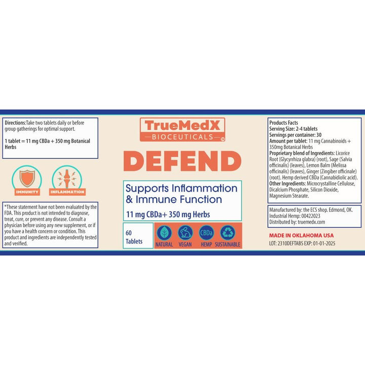 TrueMedX Defend Tablets - TrueMedX Bioceuticals
