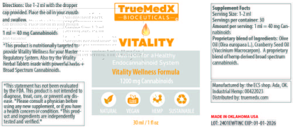 TrueMedX Energy Tincture - TrueMedX Bioceuticals