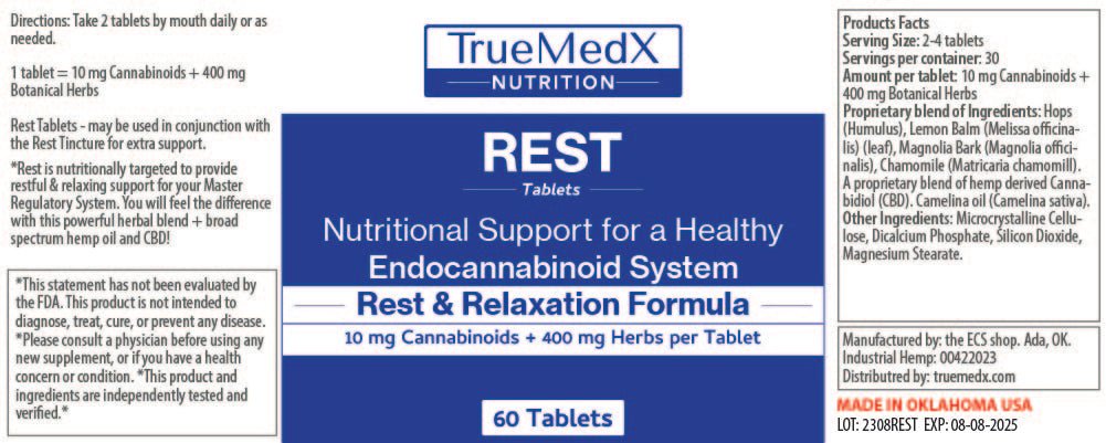 TrueMedX Rest Tablets - TrueMedX Bioceuticals