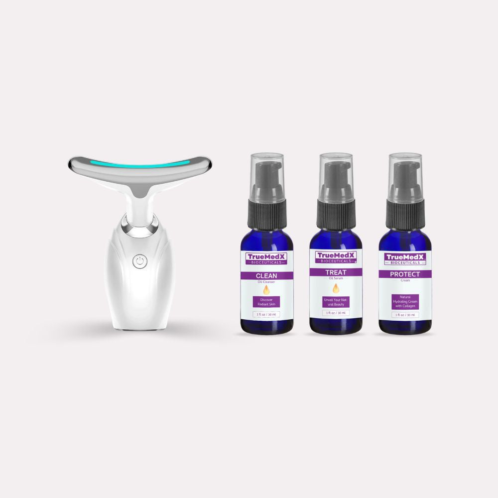 TrueMedX Beauty Kit – Clean, Treat, Protect + LED Wand