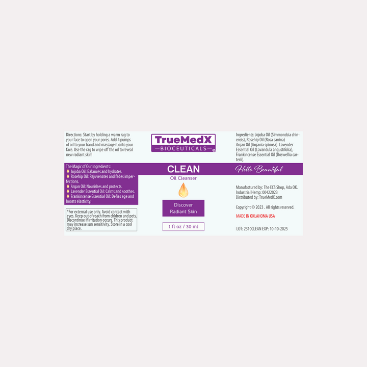 TrueMedX Clean Oil-based Cleanser