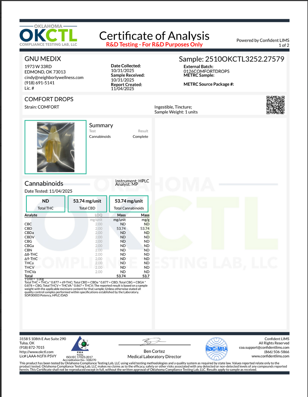 TrueMedX Comfort Drops