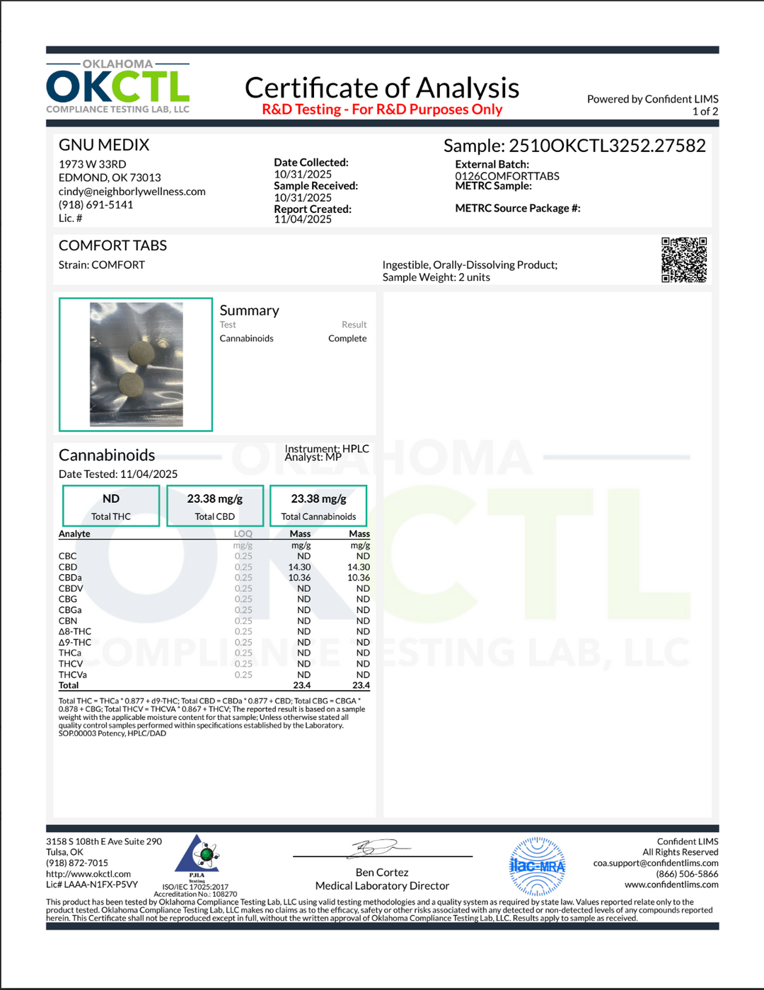 Comfort Tablets – Daily Support for Discomfort and Inflammation