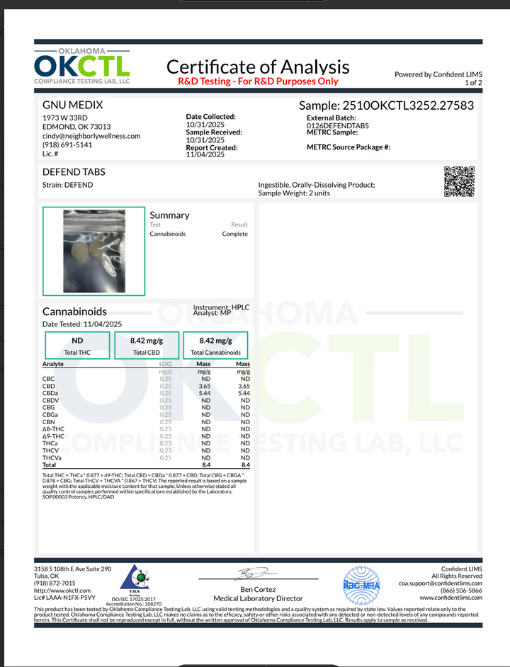 TrueMedX Defend Tablets