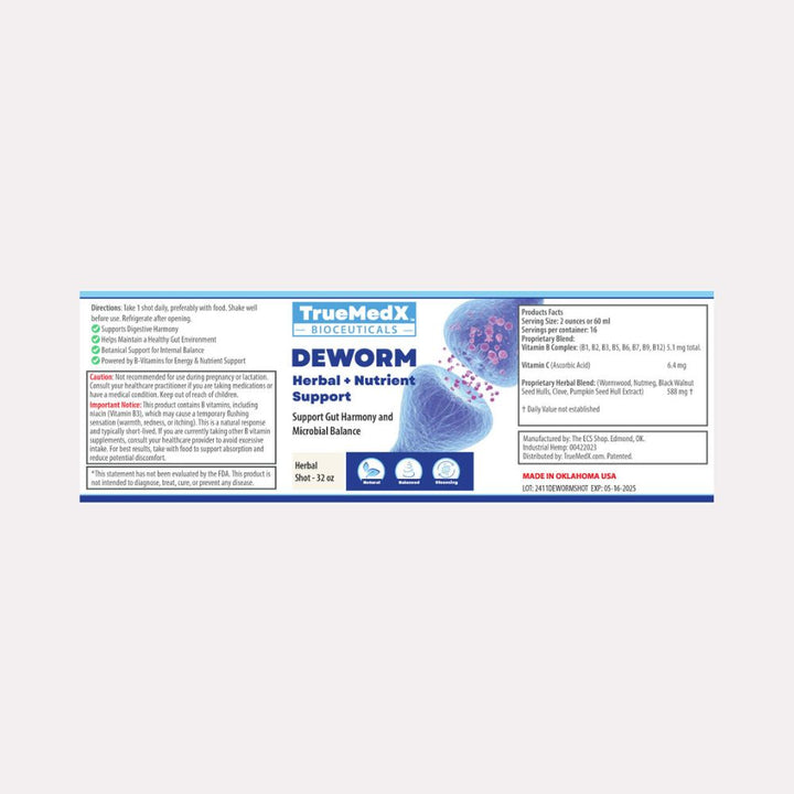 TrueMedX Deworm Herbal Shots