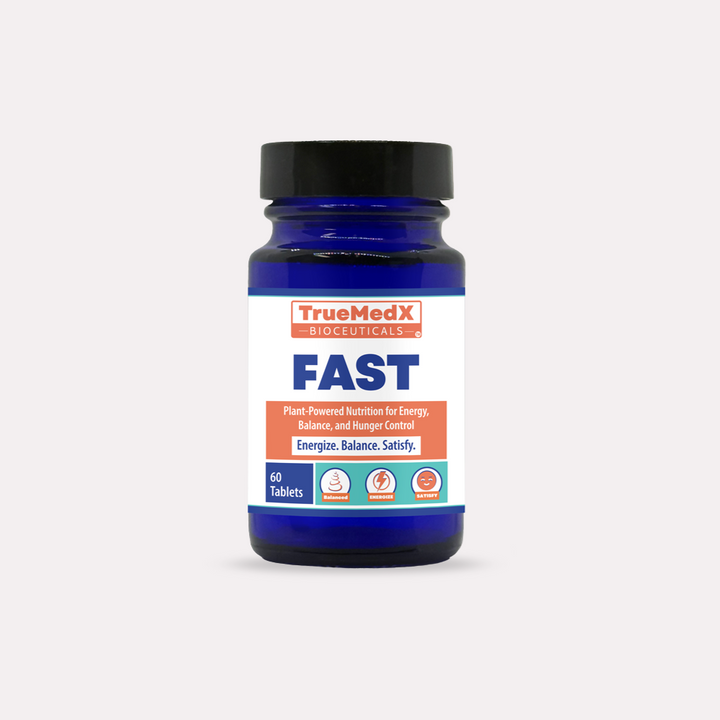 TrueMedX FAST Tablets | Natural Hunger Control & Energy Support