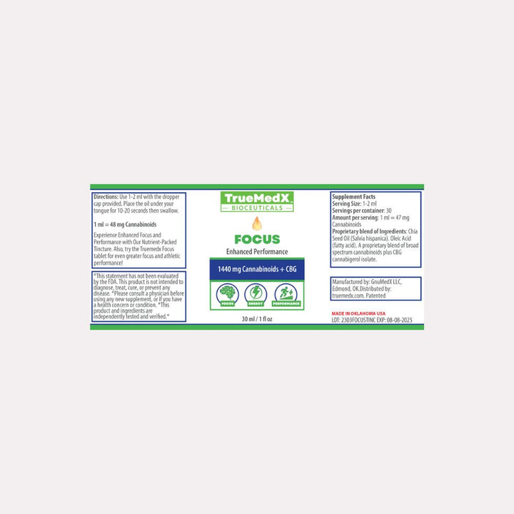 TrueMedX Focus Drops