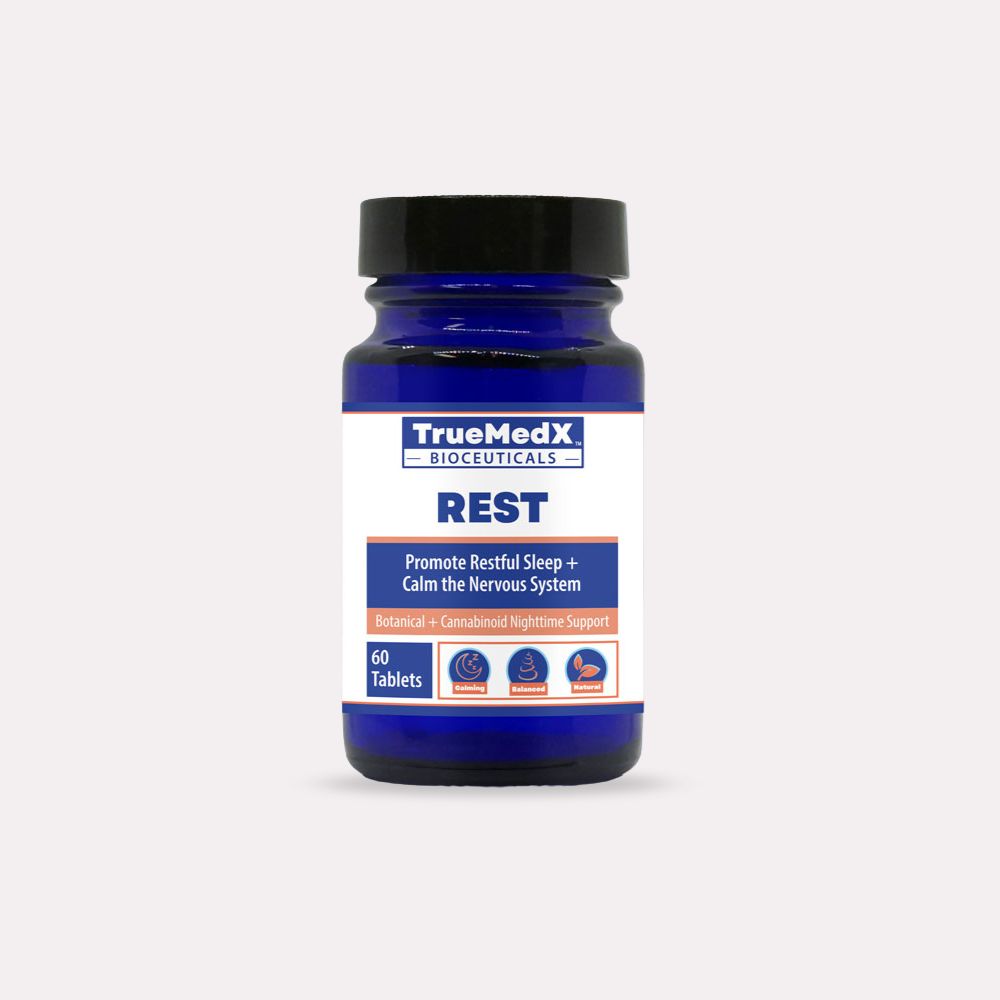 TrueMedX REST Tablets — Broad Spectrum Sleep & Relaxation Support