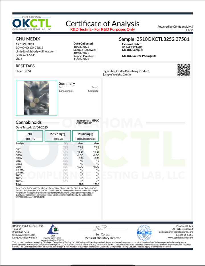 TrueMedX Rest Tablets