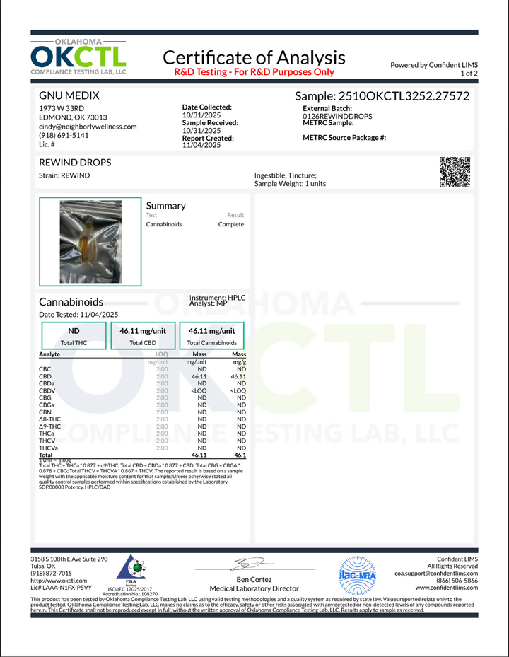 TrueMedX Rewind Drops