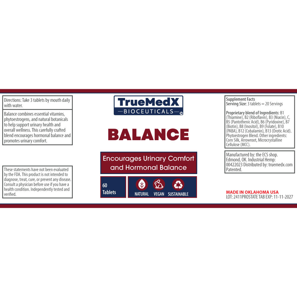 TrueMedX Balance – Comprehensive Urinary Support for Men and Women