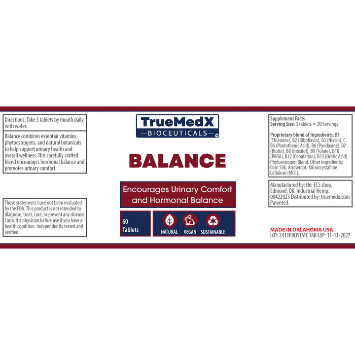 TrueMedX Balance – Comprehensive Urinary Support for Men and Women