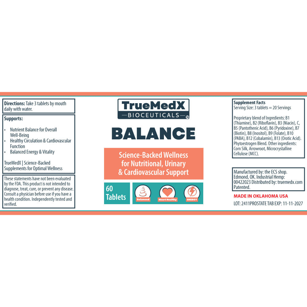 TrueMedX Balance – Science-Backed Support for Hormonal & Cardiovascular Health