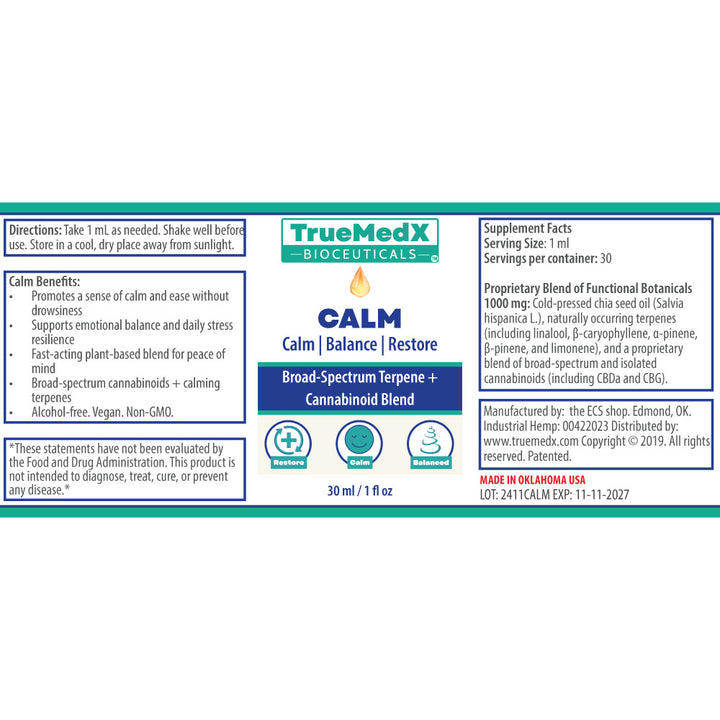 TrueMedX Calm Tincture