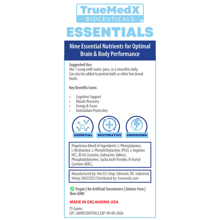 TrueMedX Essentials – Fuel Your Brain & Body with Essential Nutrients