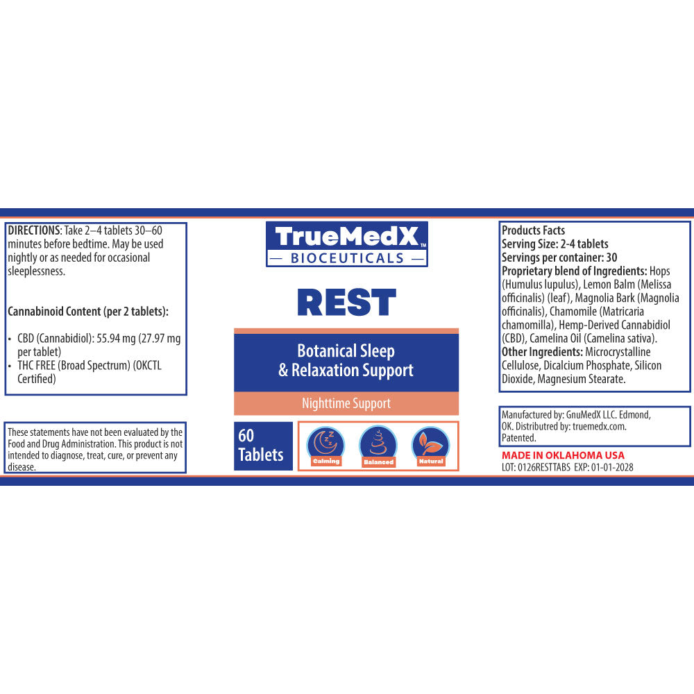 TrueMedX Rest Tablets