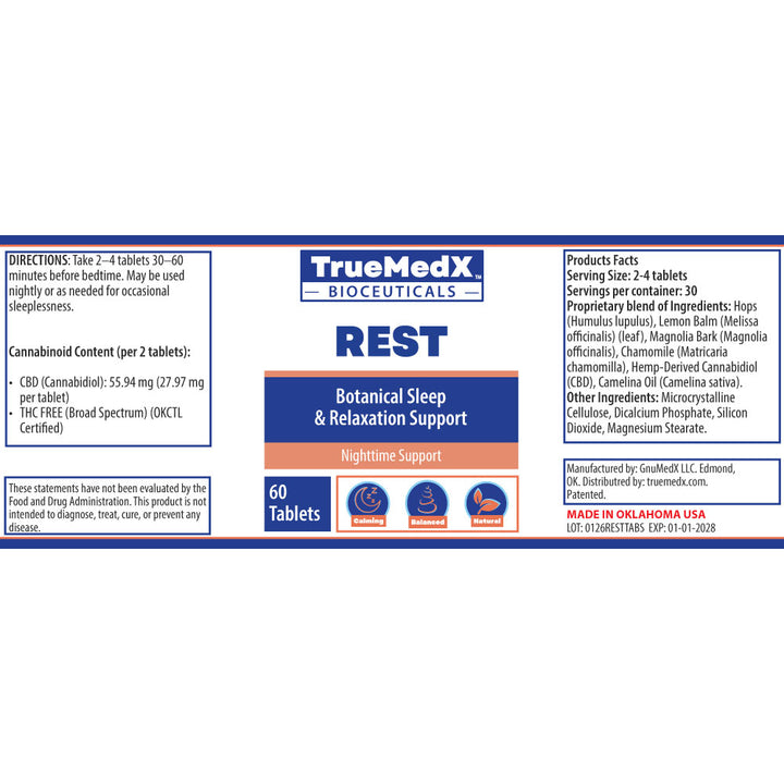 TrueMedX Rest Tablets