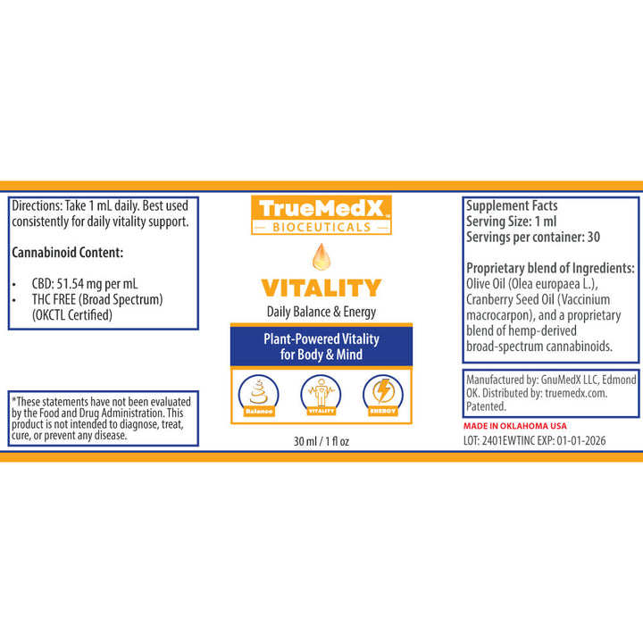TrueMedX Vitality Drops