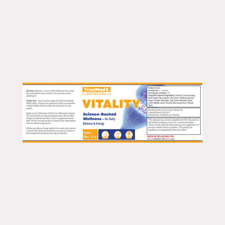TrueMedX Vitality Herbal Shot