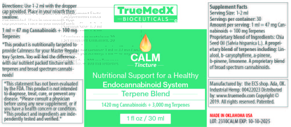 TrueMedX Calm Tincture - TrueMedX Bioceuticals