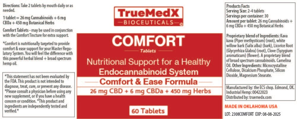 TrueMedX Comfort Tablets - TrueMedX Bioceuticals
