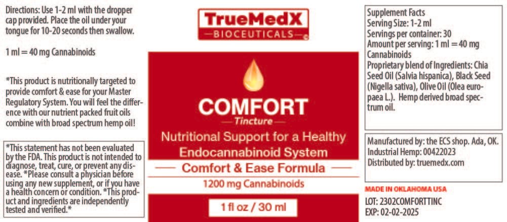 TrueMedX Comfort Tincture - TrueMedX Bioceuticals