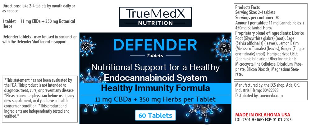 TrueMedX Defender Tablets - TrueMedX Bioceuticals