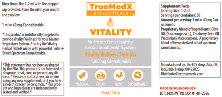 TrueMedX Energy Tincture - TrueMedX Bioceuticals