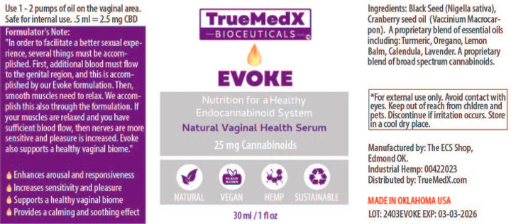 TrueMedX Evoke - Natural Vaginal Health Serum - TrueMedX Bioceuticals