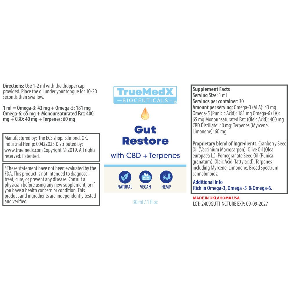 TrueMedX Gut Restore - Digestive Health - TrueMedX Bioceuticals