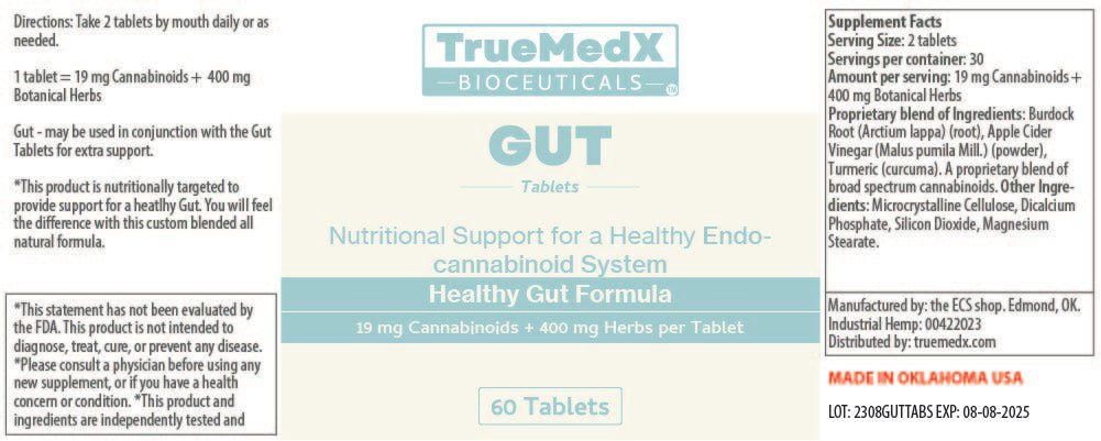 TrueMedX Gut Tablet - TrueMedX Bioceuticals