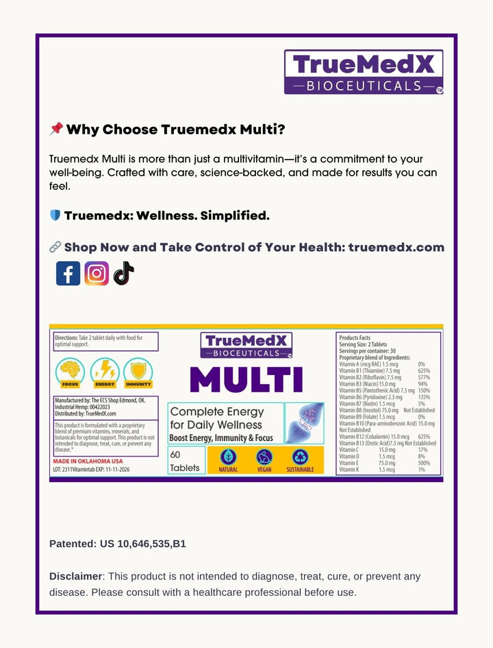 TrueMedX Multi - Vitamin - TrueMedX Bioceuticals