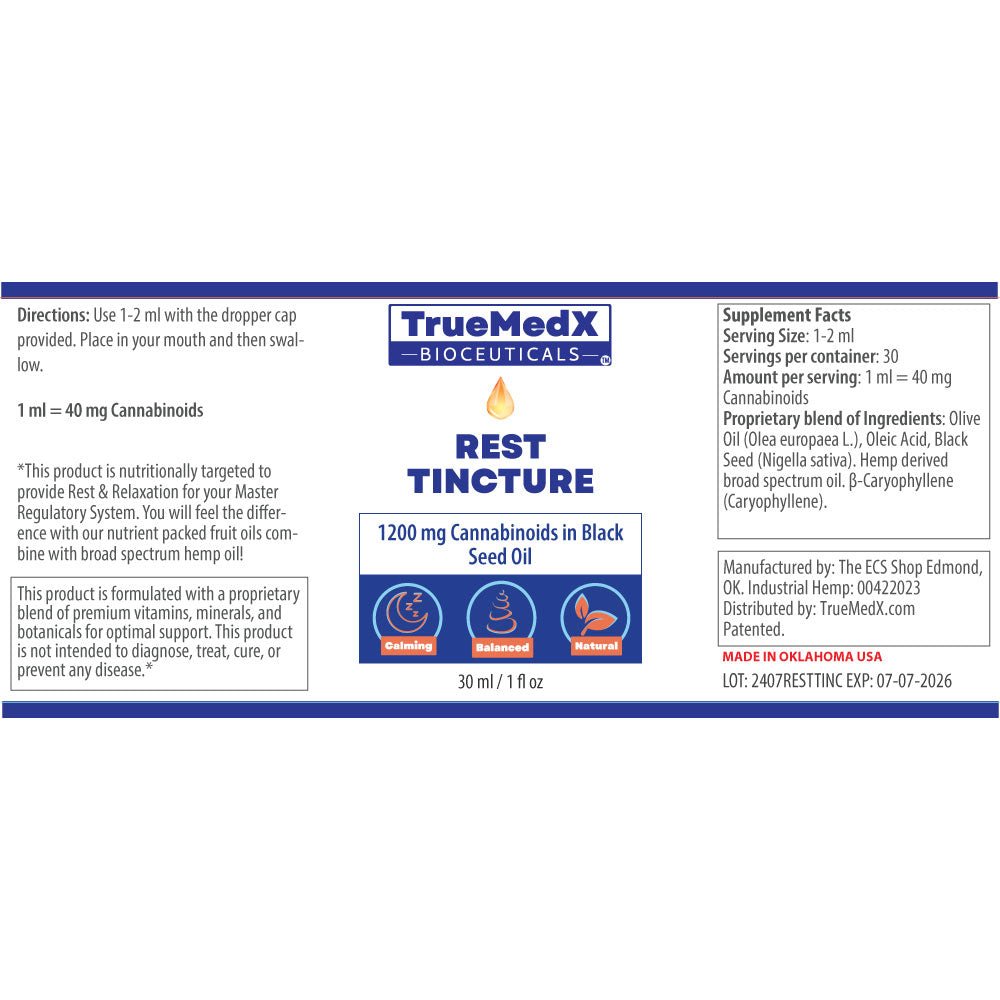 TrueMedX Rest Tincture - TrueMedX Bioceuticals